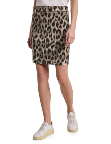 Damen Knielanger Rock mit Paperbag-Bund von Street One