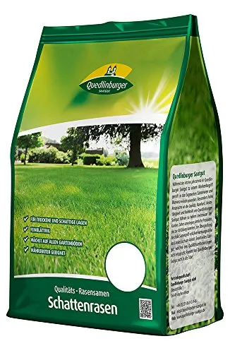 Quedlinburger 104987 Schattenrasen 0,5 kg (Rasensamen) von Quedlinburger