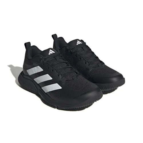 adidas Court Team Bounce 2 Hallenschuhe für Damen, Größe 41 1/3 - Squashschuhe Damen mit durchgehender Bounce Zwischensohle für optimale Dämpfung und Stabilität, ideal für schnelle Sprints und Richtungswechsel.