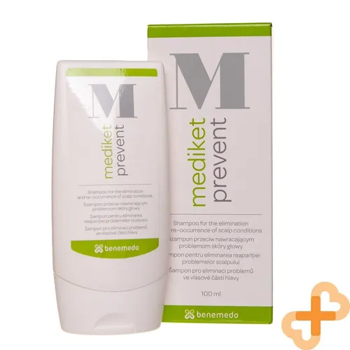 Mediket Prevent Dermatologisches Shampoo 100 ml - Shampoo gegen Schuppen, ideal für trockene und fettige Kopfhaut. Lindert Juckreiz und sorgt für gesundes, glänzendes Haar ohne Schuppen.