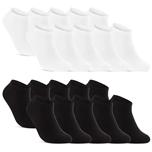 Sneaker Socken für Herren und Damen - 30 Paar in Schwarz, Weiß und Grau - Sportsocken aus 80% Baumwolle, ideal für Sport und Freizeit. Hohe Elastizität sorgt für perfekten Halt ohne Verrutschen, für maximalen Komfort bei jeder Aktivität.