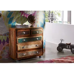 Kommoden Mehrfarbig,Massivholzmöbel24