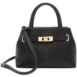 L.Credi Renate Schultertasche 27 cm  schwarz