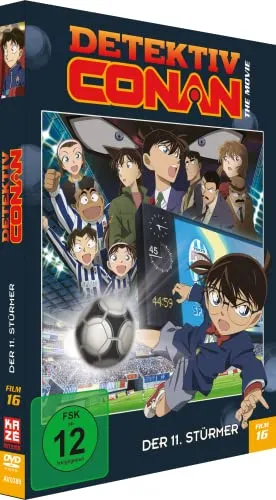 Detektiv Conan: Der 11. Stürmer - 16. Film - [DVD] - Spannender Anime-Film für Fans, ab 12 Jahren freigegeben und ideal für gemütliche Filmabende.