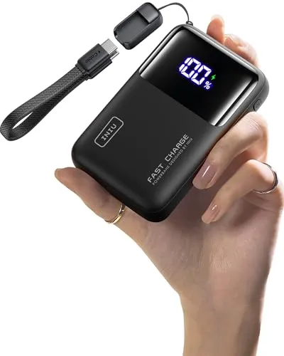 INIU Laptop Power Bank, Klein 65W PD3.0 20000mAh Hochkapazität Powerbank, USB-C EIN & Ausgang Externer Akku Kompatibel mit MacBook Pro, Steam Deck, iPhone 17 16 15 Pro, Samsung S22, iPad Pro usw.
