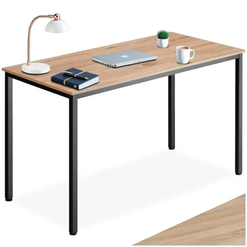 TecTake Schreibtisch Vanport 120x60x75,5cm in braun von tectake