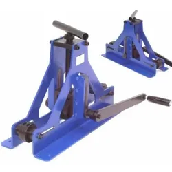 Rohrbiegemaschine 40 Walzenbiegemaschine - Manuelle Rohrbiegemaschine für flache, quadratische und rechteckige Rohre bis 40 mm - ideal für Rahmenbau und KFZ-Instandsetzung, ermöglicht präzises Biegen bis 90°.