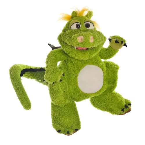 LIVING PUPPETS HANDPUPPE FILIPO DER DRACHE 35 cm - Puppen & -Spielsets, kreative Handpuppe für fantasievolles Spielen und Geschichtenerzählen.