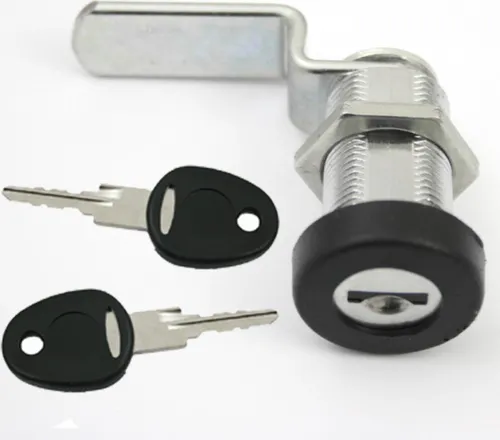 Klappenschloss für Gaskasten - Wohnwagen & Wohnmobil - Campingausrüstung mit stabilem Metallgehäuse, witterungsbeständig und inklusive zwei Schlüsseln für zusätzliche Sicherheit.