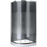 Dein Bau Projekt Duschkabine Viertelkreis 100 x 204 cm