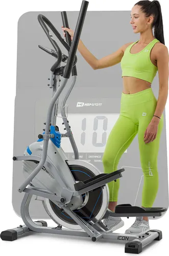 Hop-Sport Cross Stepper für zuhause HS-400B Icon Grau von Hop-Sport