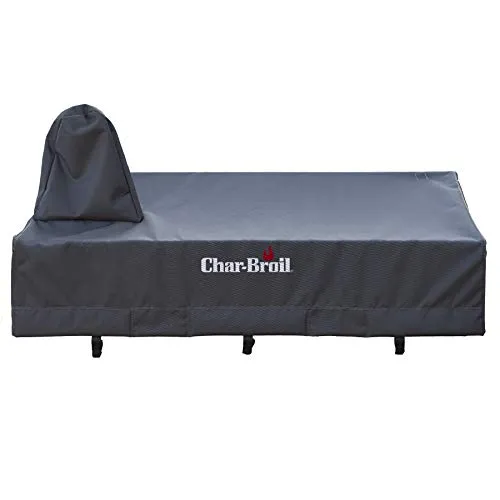 Char-Broil 3200 Ultimate Entertainment Unit Wetterschutzhaube - Grillabdeckungen mit All-Wetter Schutz aus langlebigem Polyester und praktischen Klettverschlüssen für einen sicheren Halt.
