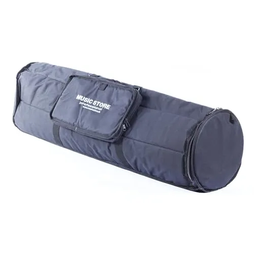 MUSIC STORE Mikrofonstativbag, Platz für 6 Stative, Nylon, Gepolstert, Wasserabweisend, Separate Hüllen für Mikrofone, Länge 965 mm, Durchmesser 279 mm