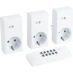 Meister Funksteckdosen-Set 4-teilig mit Fernbedienung