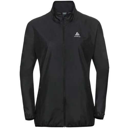 Odlo Damen Laufjacke ESSENTIAL LIGHT 7002808 - Schiefer - Sportjacke für Damen, winddicht und aus recycelten Materialien, ideal für Running und Training bei jedem Wetter.