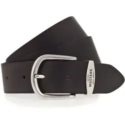MUSTANG Damen Gürtel Echtledergürtel - Damen-Gürtel aus hochwertigem Echtleder, 35 mm breit, mit dekorativer Metall-Schlaufe für einen stylishen und lässigen Look.