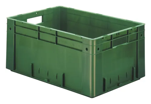 LA KA PE Transportkasten VTK 600/270-0 grau - Robuster Transportkasten für sichere Lagerung, ideal für Werkstätten und Baustellen.