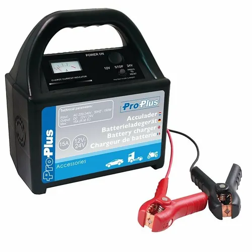 Batterieladegerät 12V/24V 15Amp.