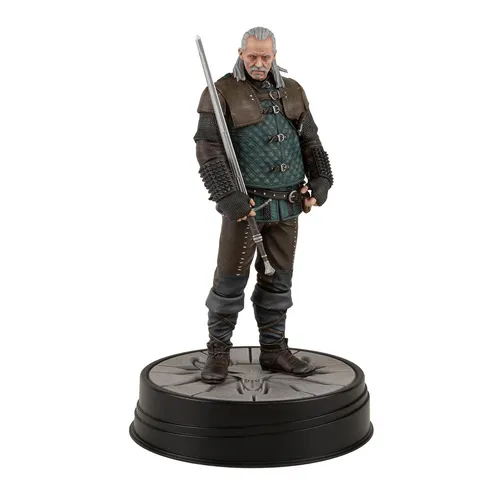 Dark Horse Comics Witcher 3 WILD Hunt VESEMIR Figure - Moderne Statue des Witcher-Charakters Vesemir, ideal für Sammler und Fans. Hochwertige Verarbeitung und detailgetreue Darstellung.