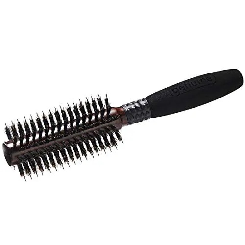 Genuine Haircare CARE STYLER M – Rundbürste für 10-18 cm Haar, Wildschweinborsten und Pins, antistatisch, Föhn-Bürste für Glätten und Volumen