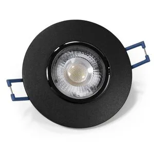 McShine LED-Einbaustrahler EL-313, warmweiß, 4,5W / 230V, schwenkbar, Loch-Ø 68mm