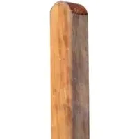 Pfosten Kopf gerundet 9 x 9 x 165 cm - Kesseldruckimprägniert in Braun - Gartenzäune: Robuster, kesseldruckimprägniert Holzpfosten für langlebige und wetterfeste Zaunanlagen.