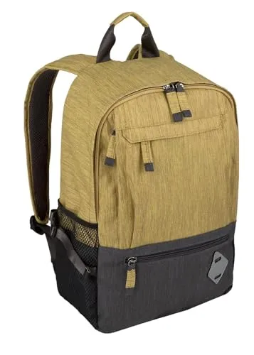 camel active Satipo Backpack L Yellow - Tagesrucksack mit sportlicher Optik, leichtem Gewicht und vielen Fächern für strukturiertes Verstauen, ideal für den Alltag und sicherer Transport von Laptops.