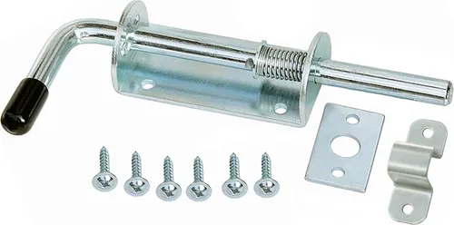 Federriegel Torriegel Bolzenriegel Schlossriegel 200 / 12 mm Verzinkt