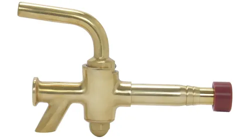 Messing Zapfgarnitur  / Schlaghahn Ausführung für Pittermännchen