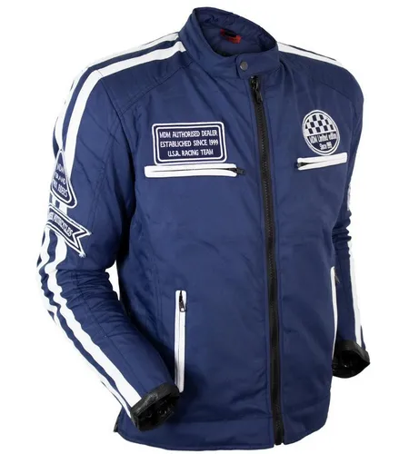 Streifen Motorrad Textiljacke mit Protektoren
