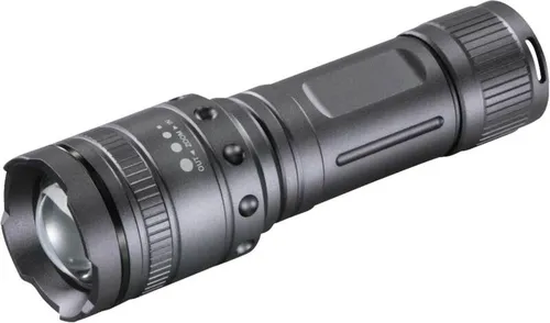 Hama LED-Taschenlampe zoombar, 1000 Lumen - Taschenlampen für Outdoor: Stoßfest, extrem hell mit 1000 Lumen und energiesparend – ideal für Camping und Notfälle.