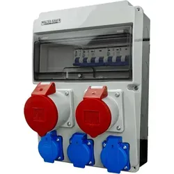 Baustromverteiler LS 32A 16A 3x230 Steckdose Bals 4311 - Kompaktes und stabiles Gehäuse, hochwertige Verarbeitung für zuverlässige Stromverteilung