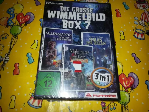 Die grosse wimmelbild Box 7 3 in 1 Spiele PC #LB651 von ak tronic