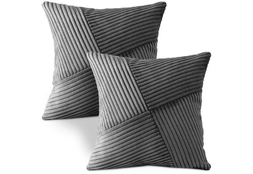 Amilian Kissenbezüge - 2er Set Kissenhüllen - Kissenbezug - Zierkissenbezüge, (2 Stück), 40x40 cm, Kissenhülle für Sofakissen, Dekokissen, Zierkissen, Kissen