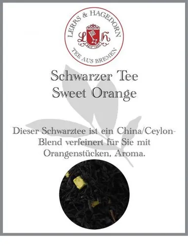Schwarz-Tee Sweet Orange 250 g