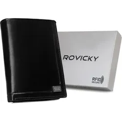 Große Herren-Geldbörse aus Leder ohne Verschluss