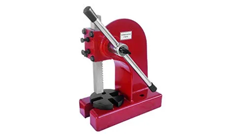 Drehdornpresse mit 1.000 kg Presskraft - Zubehör für Landwirtschaft, massive Drehdornpresse mit verstellbarem Tisch und vielseitigen Einsatzmöglichkeiten für präzise Arbeiten.