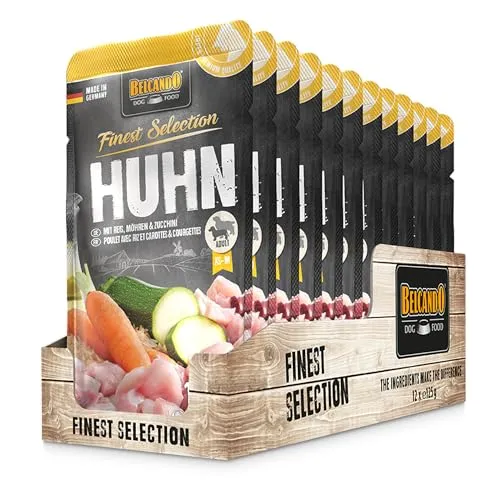 BELCANDO Huhn mit Reis, Möhren & Zucchini 12x 125g von BELCANDO