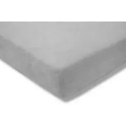 Estella Spannbettlaken Samt Velours in silber von ESTELLA