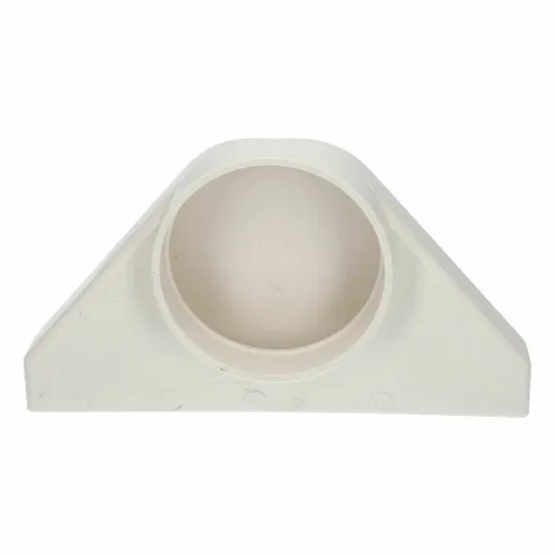 Umlenkstück 100er Ultraflach 90° Rundrohr 100mmø 234x29mm für Belüftungtechnik