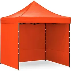 Aga Scherenzelt Party 3x3m Orange – Flexibles Verkaufszelt von AGA