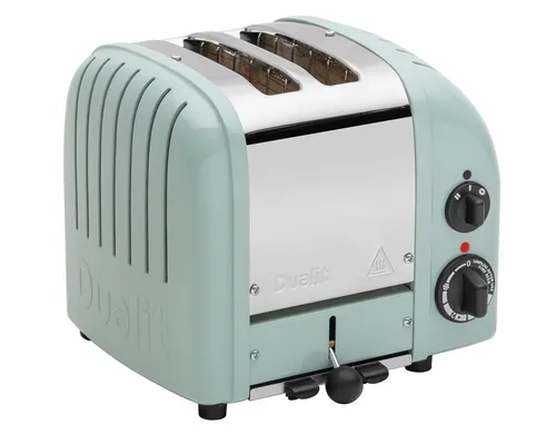 Dualit Classic 2er-Toaster - Handgefertigter Toaster aus Großbritannien mit patentierten ProHeat© Heizelementen für gleichmäßiges Bräunungsergebnis. Ideal für perfekte Toasts und Sandwiches.