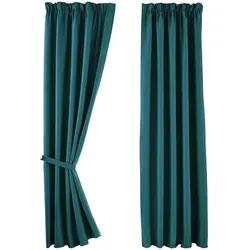 Gardinenbox 2er Set Verdunkelungsvorhänge »Newyork« in petrol von Gardinenbox