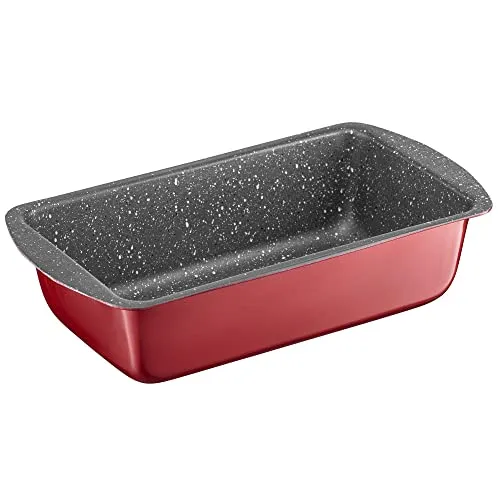 AMBITION Kastenform 26 cm Cherry – Antihaft-Brotform mit flachen Griffen