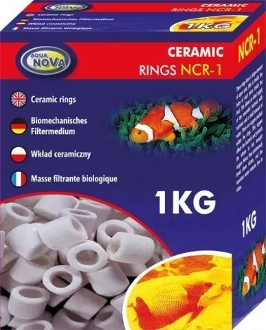 Aqua Nova Keramikröllchen 1000g Bio Filtermedium für Außenfilter