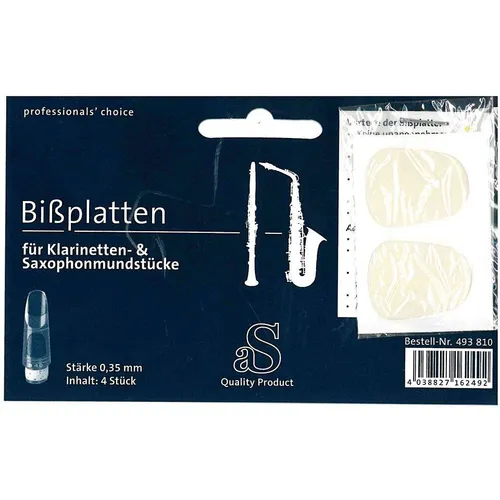 Bissplatte Arnolds & Sons Bissplatten 0,35 mm Bißplatte Bissplatten Bissgummis