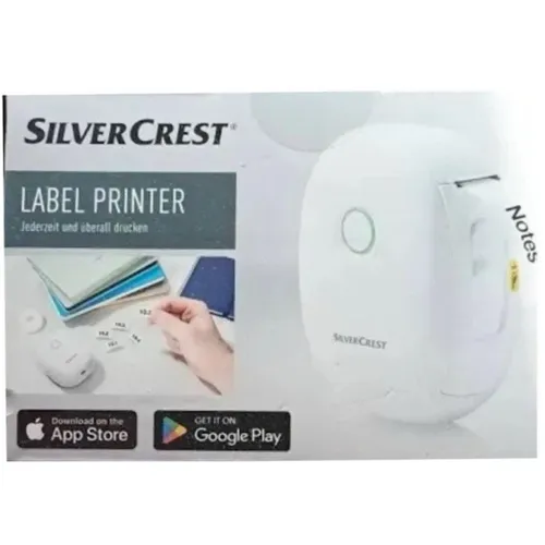 Produktbild SilverCrest Etikettendrucker Bluetooth – Inkl. Etikettenrolle