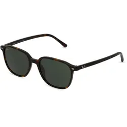 Ray-Ban RB 2193 LEONARD Unisex-Sonnenbrille - Sportbrillen mit stylischem Havanna Acetat-Gestell und G15 Mineralgläsern für optimalen UV-Schutz und trendigen Look.