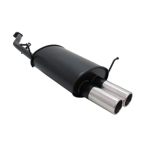 Novus Sportauspuff für BMW E36 Compact 316i mit ABE - Edelstahl-Endschalldämpfer mit doppeltem Ausgang für sportliche Optik und Klang, einfach zu installieren und ideal für den täglichen Einsatz.