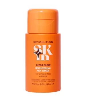 Revolution SKin, Glyco Glow Brightening Toner, Aufhellender Gesichtstoner mit Glykolsäure für einen strahlenden Teint, Vegan und Tierversuchsfrei, 150ml